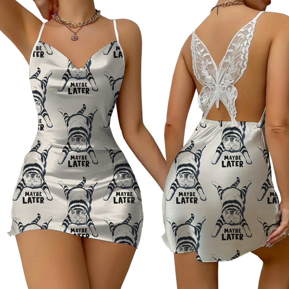 Cute Cat Mom Pajamas Dress - variant image 1