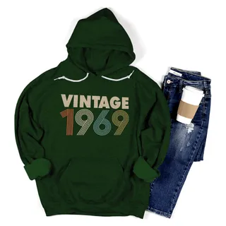 Limited 1969 Birthday Hoodie – forest-forestgreen