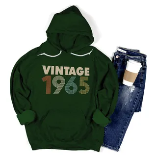 Limited 1965 Birthday Hoodie – forest-forestgreen
