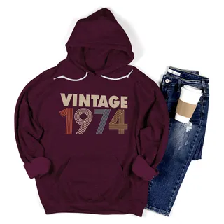 Limited 1974 Birthday Hoodie – Maroon