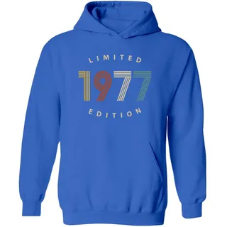 Limited 1977 Birthday Hoodie – Royal