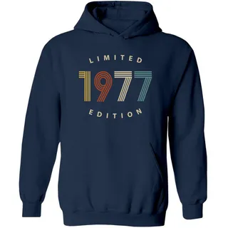 Limited 1977 Birthday Hoodie – Navy