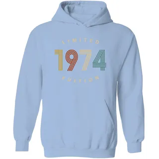 Limited 1974 Birthday Hoodie – Light Blue