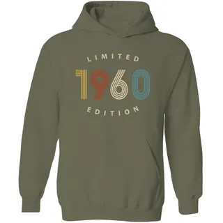 Limited 1960 Birthday Hoodie – Military Green