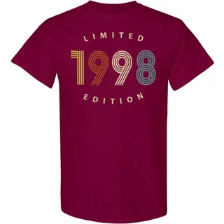 Limited 1998 Birthday T-Shirt – Maroon