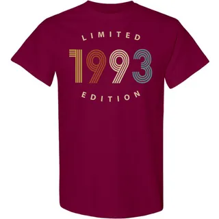 Limited 1993 Birthday T-Shirt – Maroon