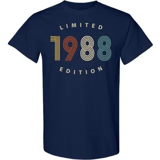 Limited 1988 Birthday T-Shirt – Navy