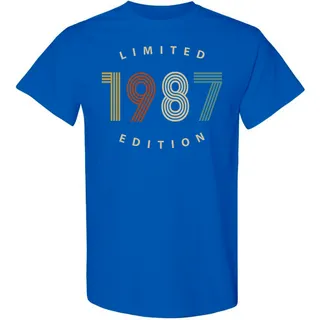 Limited 1987 Birthday T-Shirt – Royal