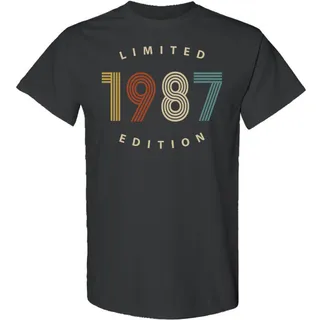 Limited 1987 Birthday T-Shirt – Dark Heather