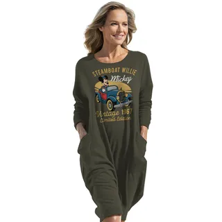 Steamboat Willie 1967 Loose Pocket On Dress – Green