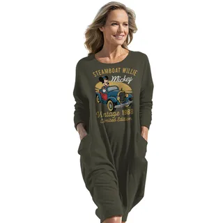 Steamboat Willie 1988 Loose Pocket On Dress – Green
