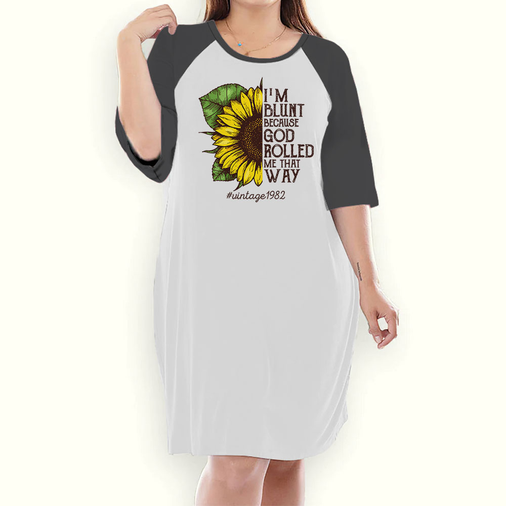 Awesome Hippie 1982 Raglan Nightgown - variant image 1