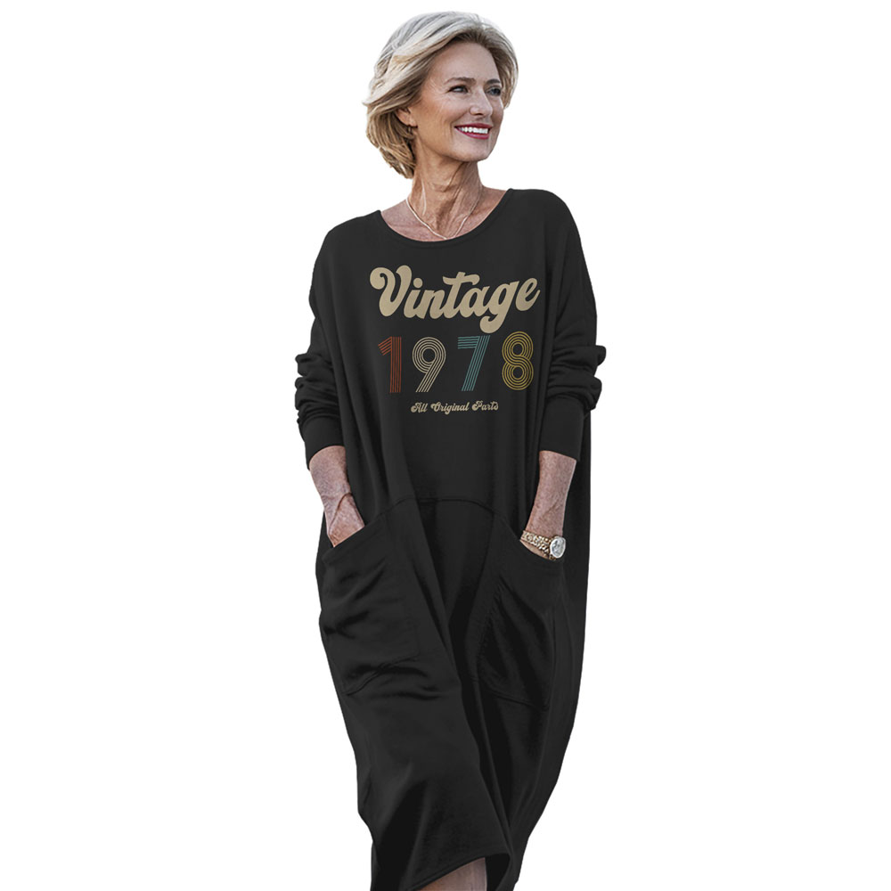Vintage Original Parts 1978 Birthday Pocket Dress - variant image 1