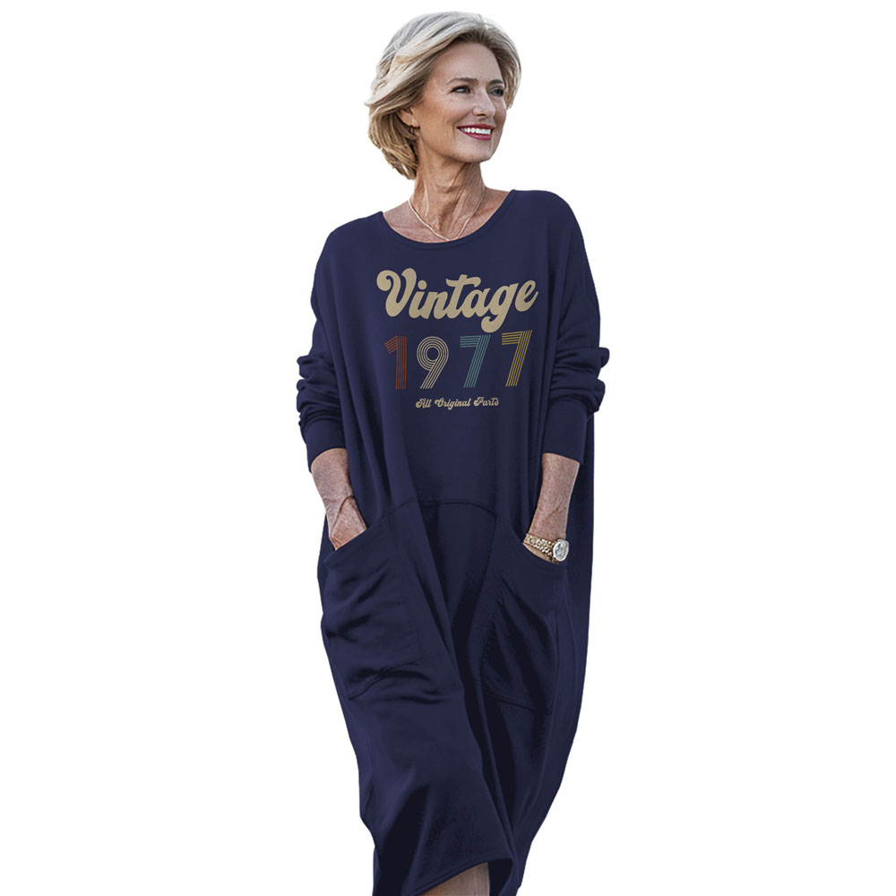 Vintage Original Parts 1977 Birthday Pocket Dress - variant image 1