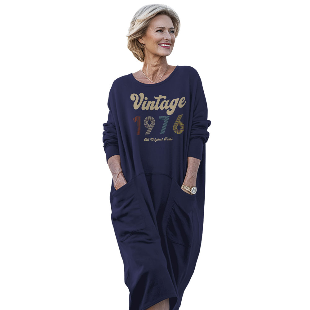 Vintage Original Parts 1976 Birthday Pocket Dress - variant image 1