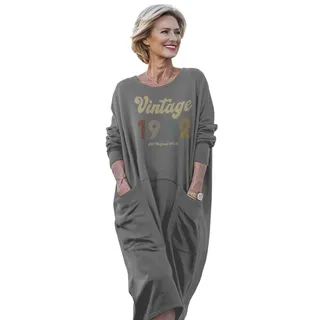 Vintage Original Parts 1972 Birthday Pocket Dress – Green