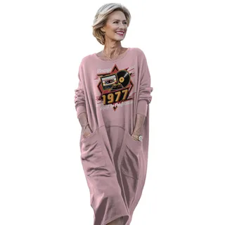 Vintage Aged Perfection 1977 Birthday Pocket Dress – Pink