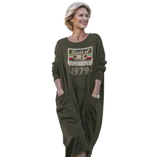 Best Of 1979 Birthday Pocket Dress – Green