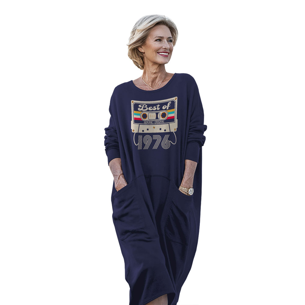 Best Of 1976 Birthday Pocket Dress - variant image 1