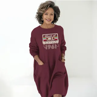 Best Of  1961 Birthday Pocket Dress – Red