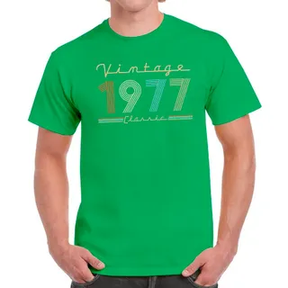 Vintage & Classic 1977 Birthday T-Shirt For Men Women – Irish Green