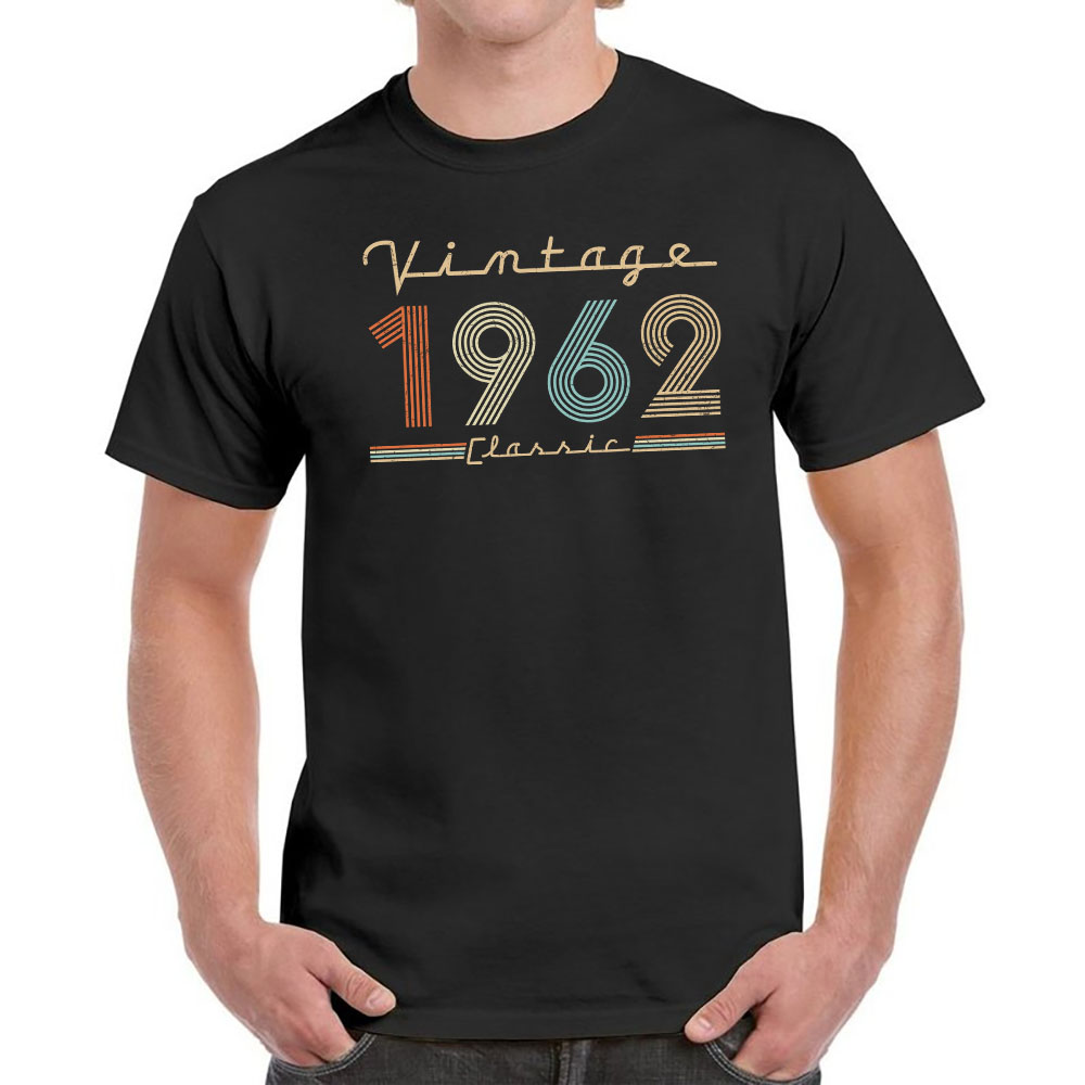 Vintage & Classic 1962 Birthday T-Shirt For Men Women - variant image 1