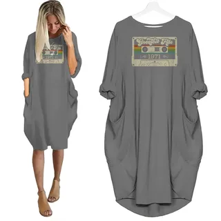 Greatest Hits 1971 Birthday Nightgown – Grey