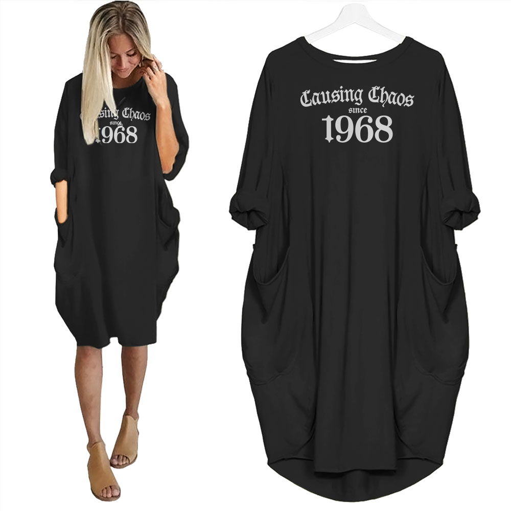 Causing Chaos Since 1968 Birthday Nightgown - variant image 1