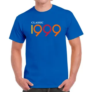 Classic 1999 Birthday T-Shirt For Men Women – Royal