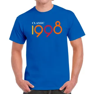 Classic 1998 Birthday T-Shirt For Men Women – Royal