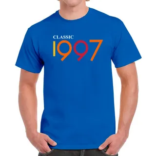 Classic 1997 Birthday T-Shirt For Men Women – Royal