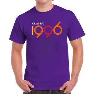 Classic 1996 Birthday T-Shirt For Men Women – Purple