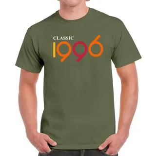 Classic 1996 Birthday T-Shirt For Men Women – Military Green