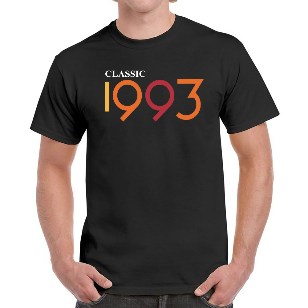 Classic 1993 Birthday T-Shirt For Men Women - variant image 1