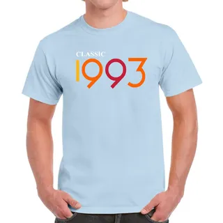 Classic 1993 Birthday T-Shirt For Men Women – Light Blue