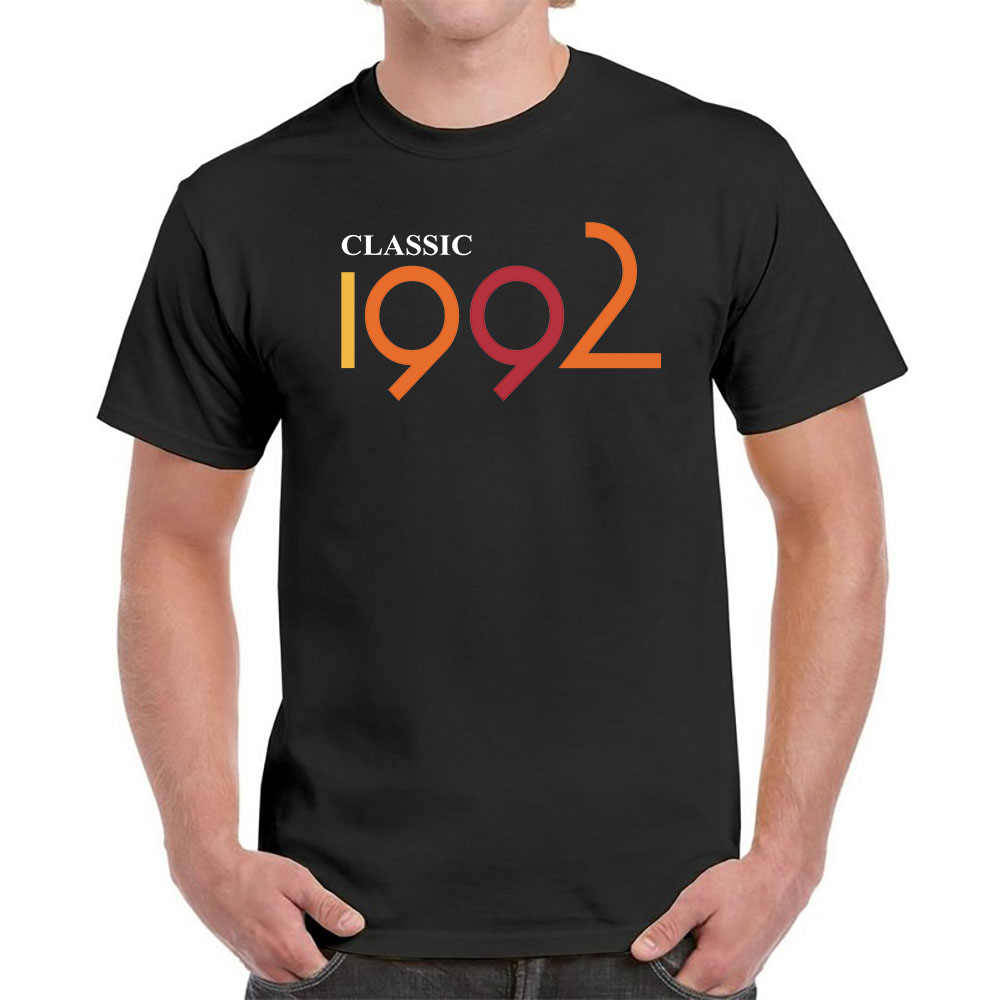 Classic 1992 Birthday T-Shirt For Men Women - variant image 1