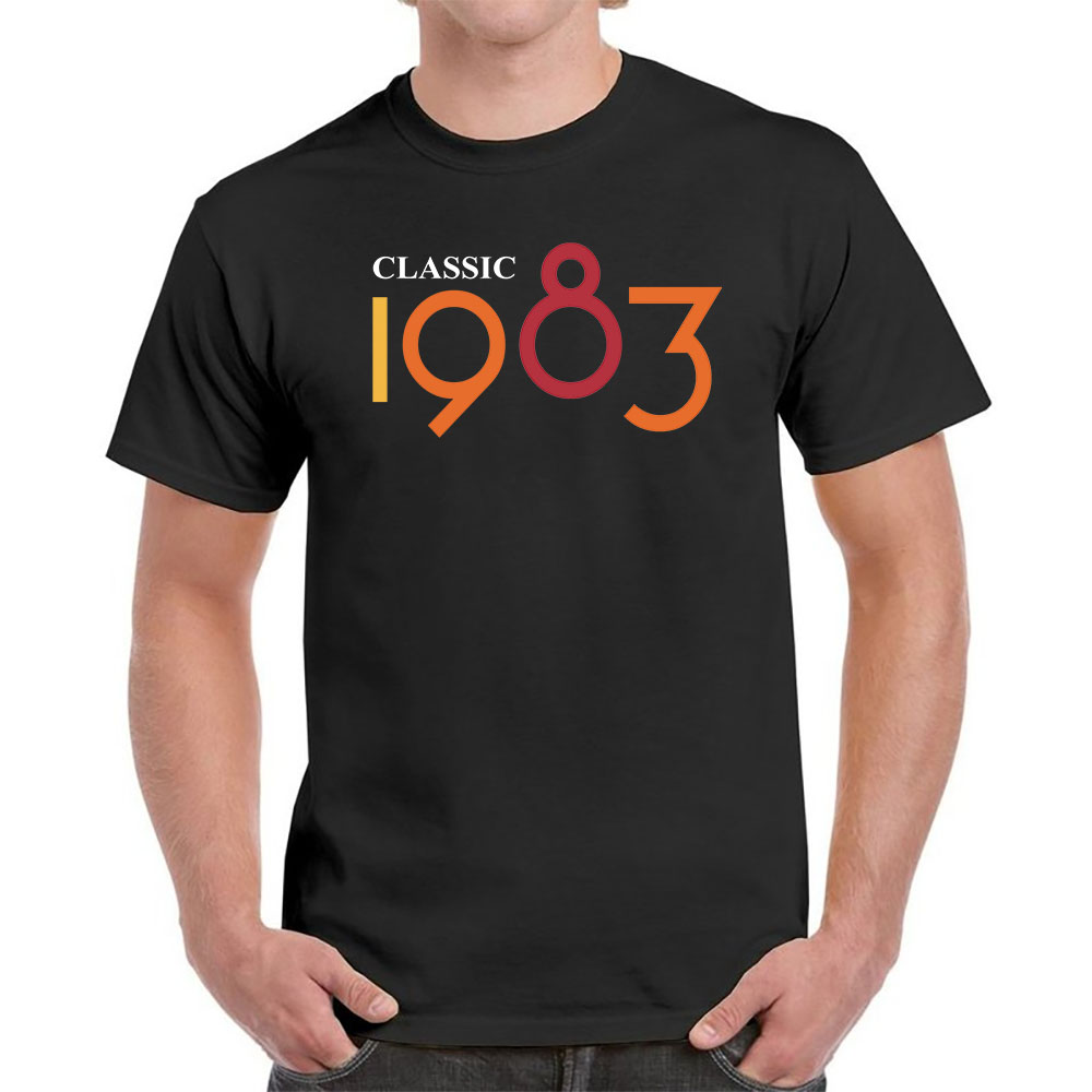 Classic 1983 Birthday T-Shirt For Men Women - variant image 1