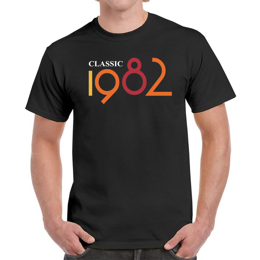 Classic 1982 Birthday T-Shirt For Men Women - variant image 1