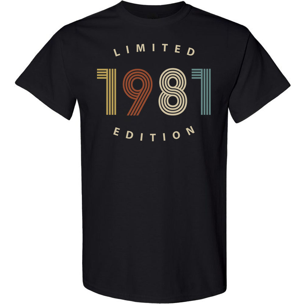 Limited 1981 Birthday T-Shirt - variant image 1