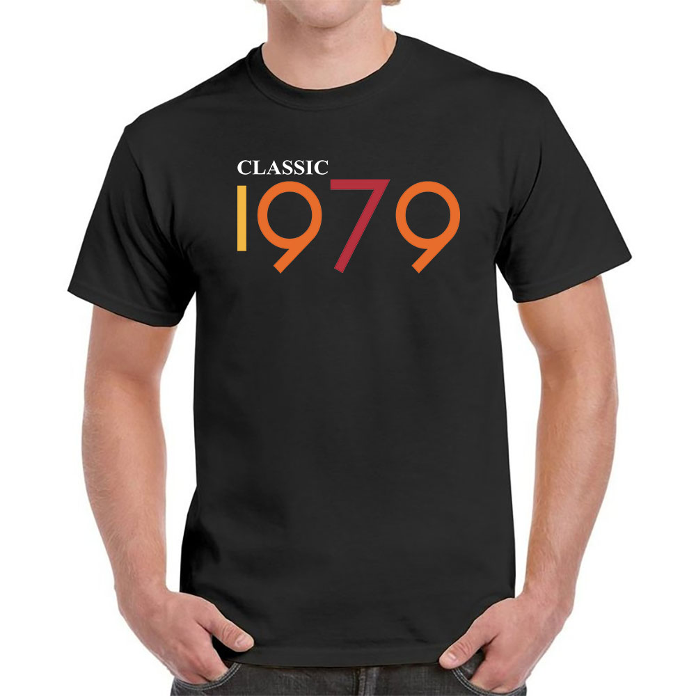 Classic 1979 Birthday T-Shirt For Men Women - variant image 1