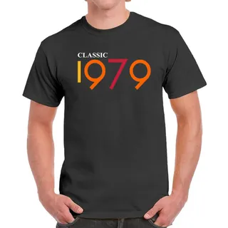 Classic 1979 Birthday T-Shirt For Men Women – Dark Heather