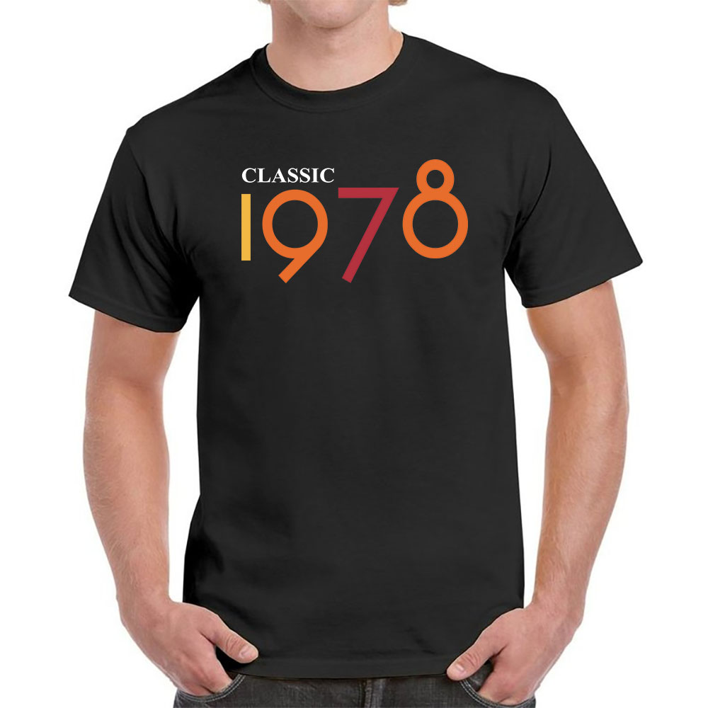 Classic 1978 Birthday T-Shirt For Men Women - variant image 1