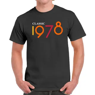 Classic 1978 Birthday T-Shirt For Men Women – Dark Heather
