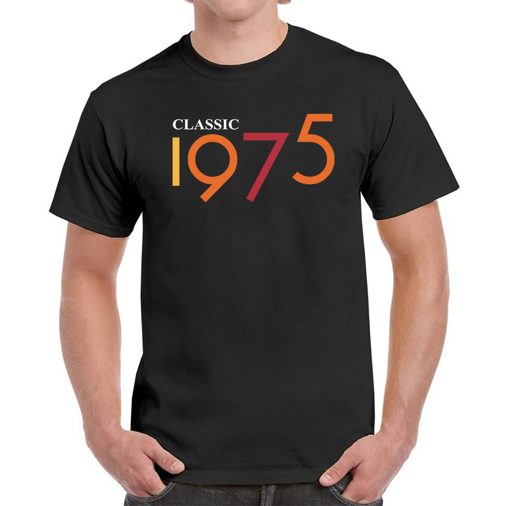 Classic 1975 Birthday T-Shirt For Men Women - variant image 1