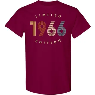Limited 1966 Birthday T-Shirt – Maroon