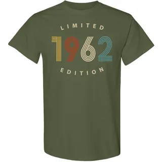Limited 1962 Birthday T-Shirt – Military Green