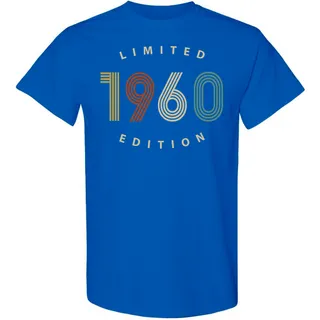 Limited 1960 Birthday T-Shirt – Royal