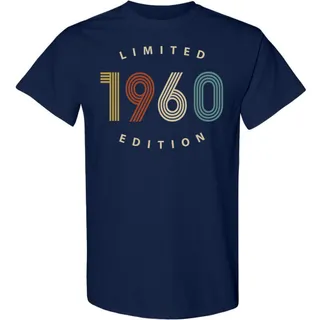 Limited 1960 Birthday T-Shirt – Navy