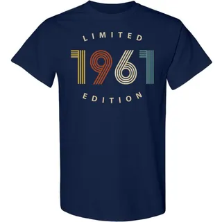 Limited 1961 Birthday T-Shirt – Navy