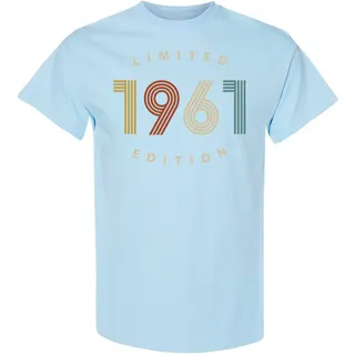 Limited 1961 Birthday T-Shirt – Light Blue